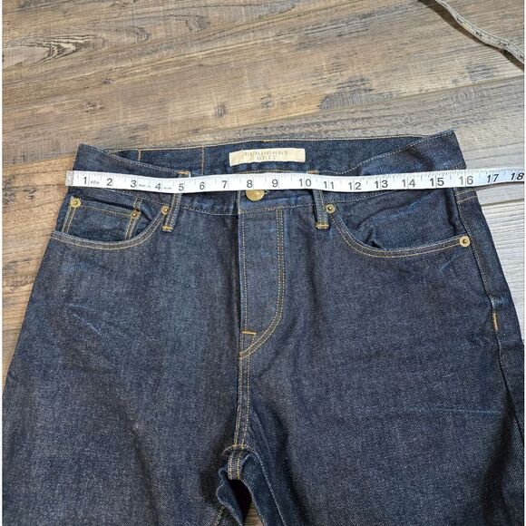 Burberry Brit dark mens relaxed jeans no stretch 100% cotton size 30 short - Picture 6 of 15